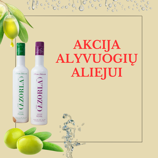 Alyvuogių aliejus akcija