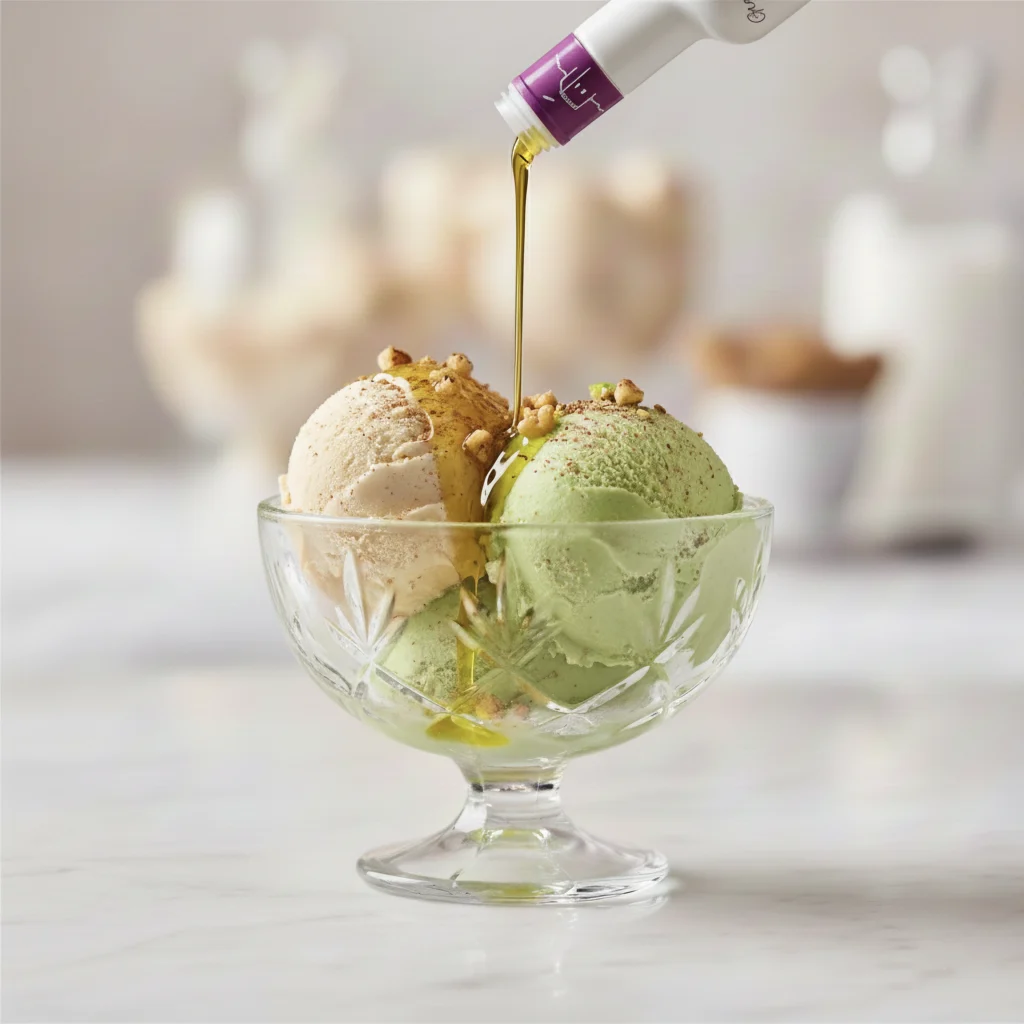 Alyvuogių aliejus su ledais ir premium royal