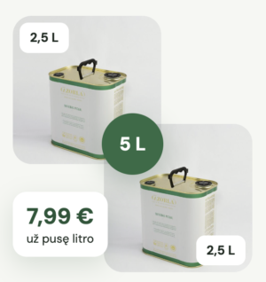 Alyvuogiu aliejus 5 litrai