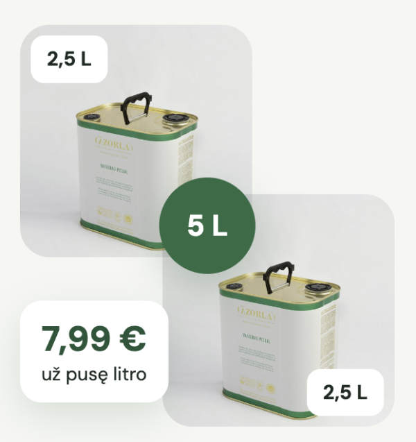 Alyvuogiu aliejus 5 litrai